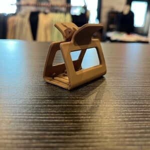 Tan Hair Claw Clip